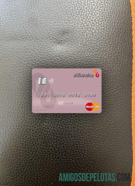 Suriah Al Baraka bank mastercard tampilan foto depan desain