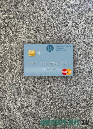 Tajikistan IBT mastercard tampilan foto depan makering