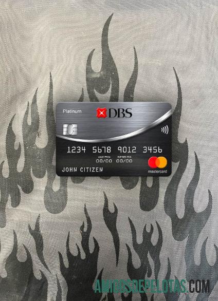 Thailand DBS bank mastercard platinum tampilan foto depan makering