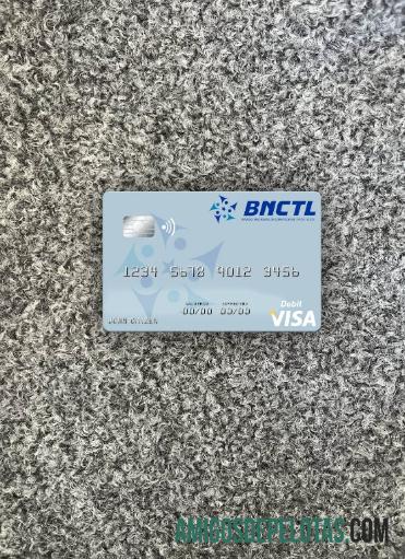 Timor Leste Banco Nacional de Come╠ürcio de Timor Leste visa Debit kartu tampilan foto depan pratinjau