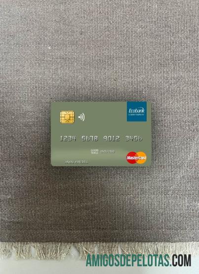 Togo Ecobank mastercard tampilan foto depan desain