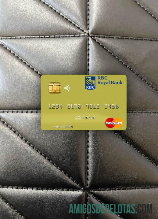 Trinidad dan Tobago RBC Royal bank mastercard tampilan foto depan desain