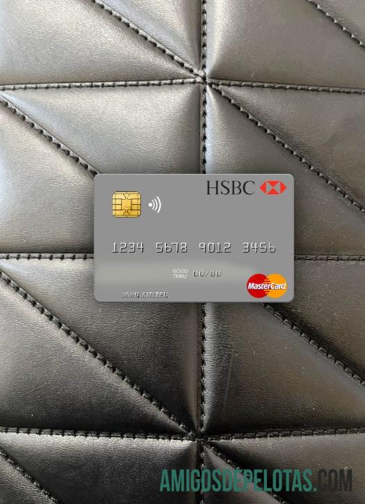Turki HSBC bank mastercard tampilan foto depan sampel