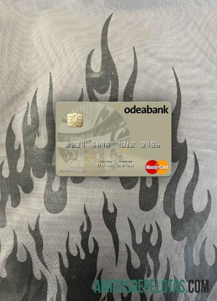 Turki Odeabank mastercard tampilan foto depan sampel