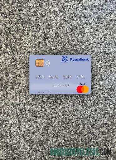 Turkmenistan Rysgal JSCB mastercard tampilan foto depan makering