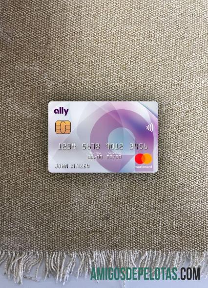 AS Ally bank mastercard tampilan foto depan pratinjau