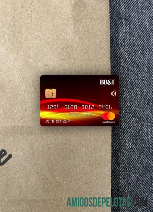 AS BB&T Corp. bank mastercard tampilan foto depan desain