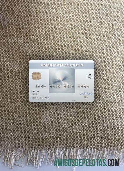 AS bank of Baru York Mellon AMEX everyday kartu tampilan foto depan sampel