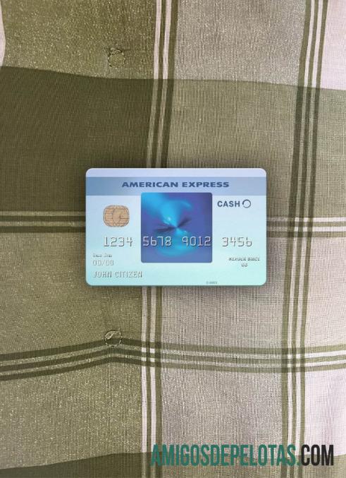 AS California BlueVine bank biru Cash Everyday┬« kartu from AMEX tampilan foto depan makering