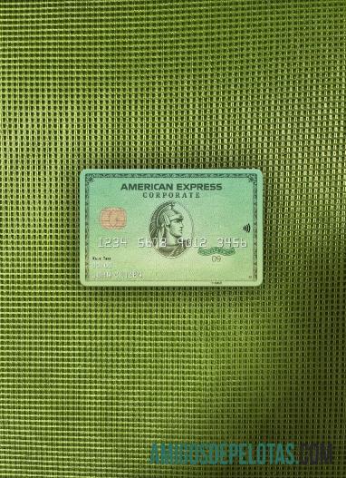 AS California Varo bank AMEX hijau kartu tampilan foto depan desain