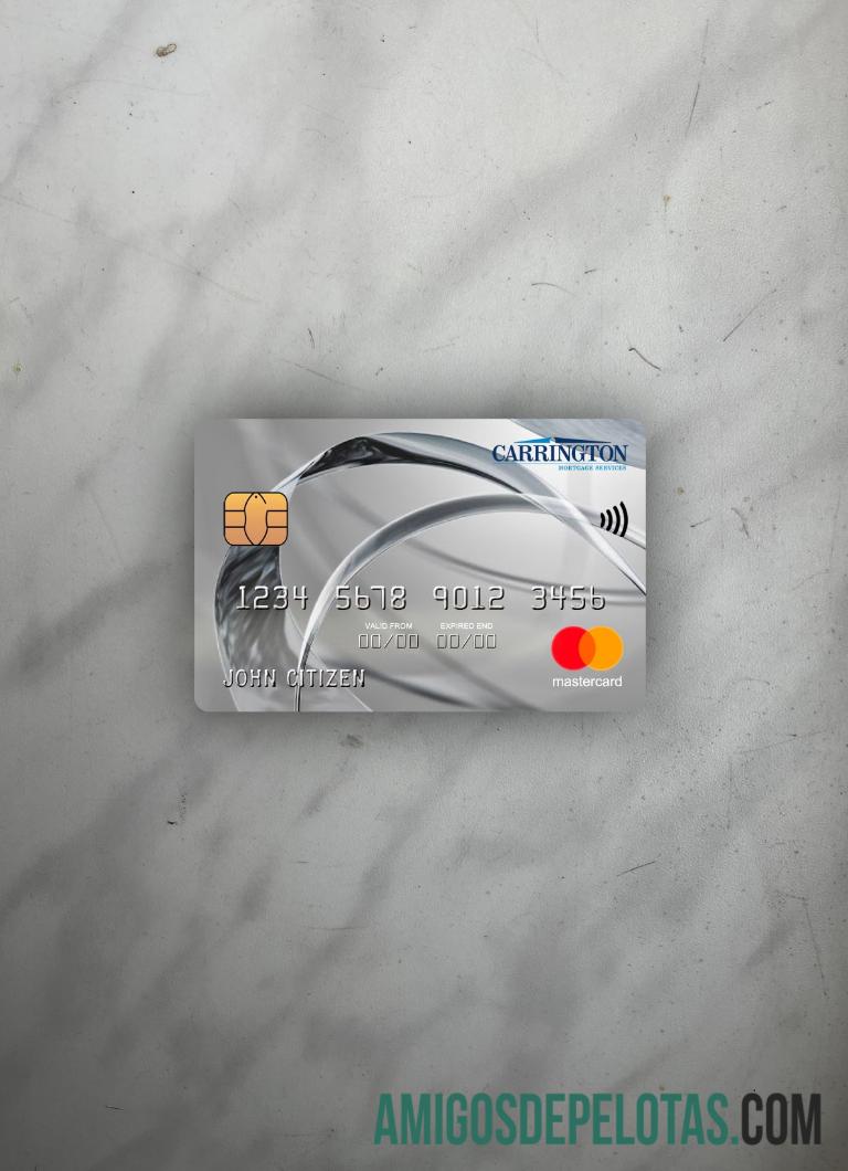 AS Carrington Hipotik Services bank mastercard tampilan foto depan sampel