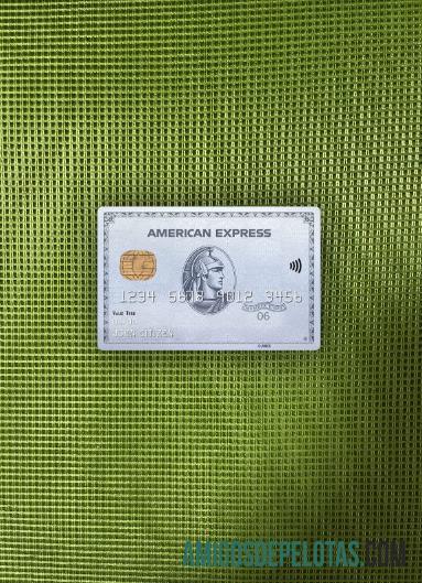 AS Chase bank AMEX platinum kartu tampilan foto depan templat