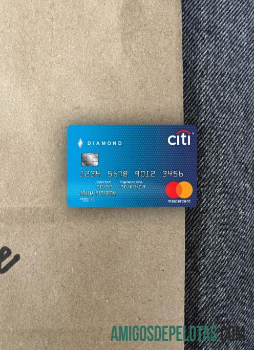 AS Citibank MasterCard tampilan foto depan pratinjau