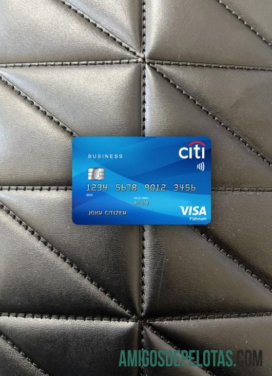 AS Citibank visa Platinum kartu tampilan foto depan makering