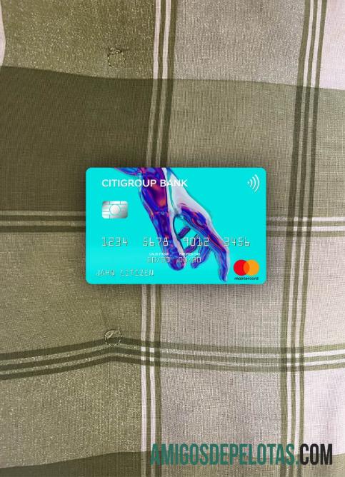 AS Citigroup bank mastercard tampilan foto depan desain