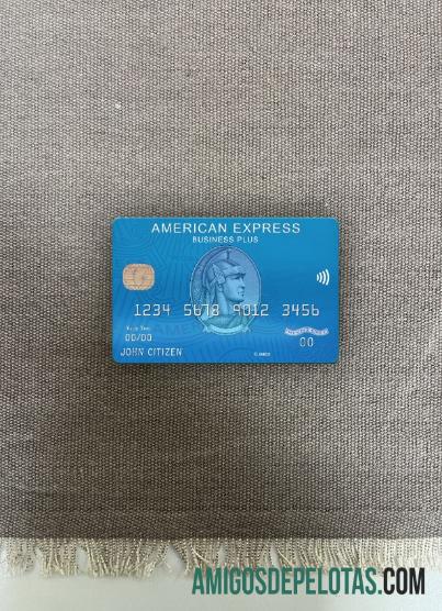 AS Citizens bank amex biru bisnis plus kartu tampilan foto depan desain