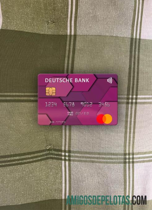 AS Deutsche bank mastercard tampilan foto depan makering