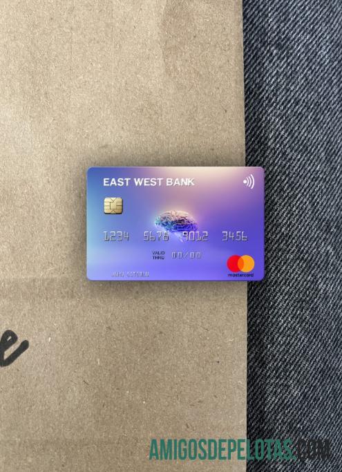AS East West bank mastercard tampilan foto depan pratinjau