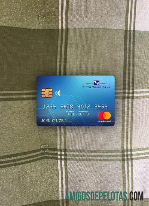 AS Fifth Third bank mastercard tampilan foto depan pratinjau