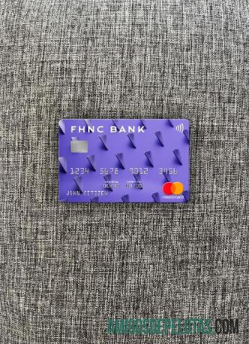 AS First Horizon nasional Corporation bank mastercard tampilan foto depan sampel
