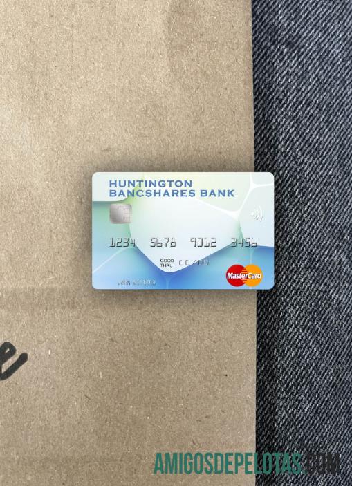 AS Huntington Bancshares bank mastercard tampilan foto depan desain