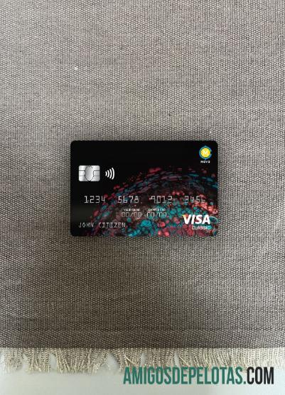 AS MOVO bank visa classic kartu tampilan foto depan pratinjau