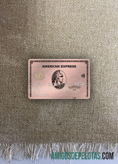 AS Missouri Together Kredit serikat bank AMEX rose gold kartu tampilan foto depan sampel