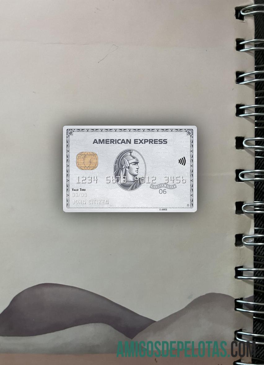 AS NAB bank AMEX platinum kartu tampilan foto depan makering