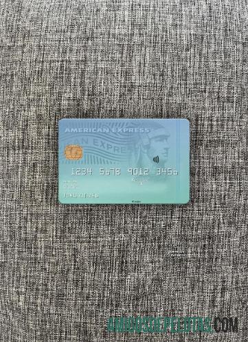 AS Baru York CFSB bank AMEX kartu tampilan foto depan pratinjau