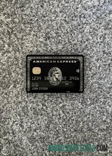 AS PNC bank AMEX black kartu tampilan foto depan pratinjau