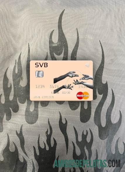 AS SVB Financial Group mastercard tampilan foto depan desain