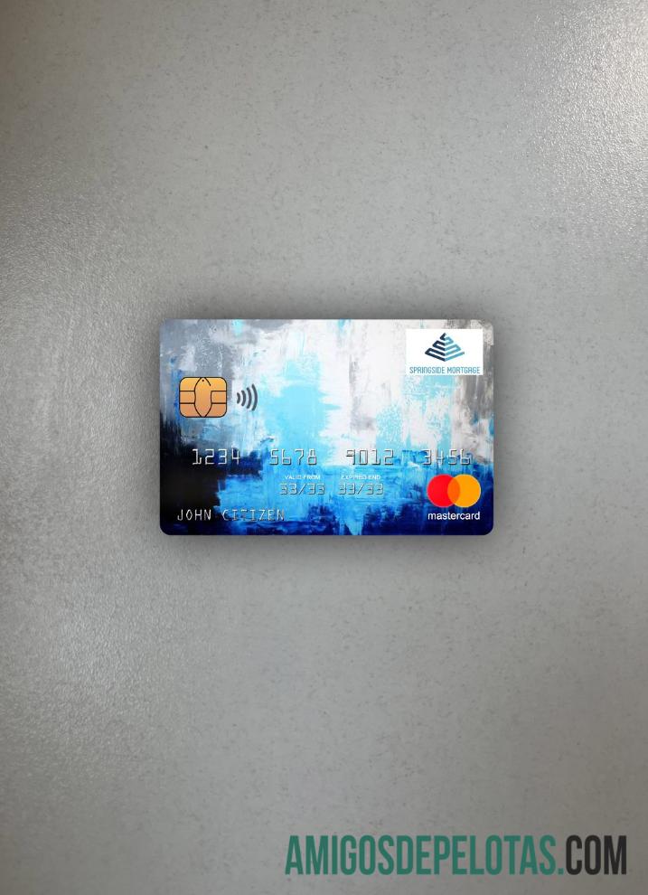 AS Springside Hipotik bank mastercard tampilan foto depan desain