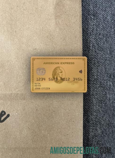 AS Texas 5Point Kredit serikat bank AMEX gold kartu tampilan foto depan pratinjau
