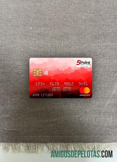 AS Texas 5Point Kredit serikat bank mastercard tampilan foto depan makering