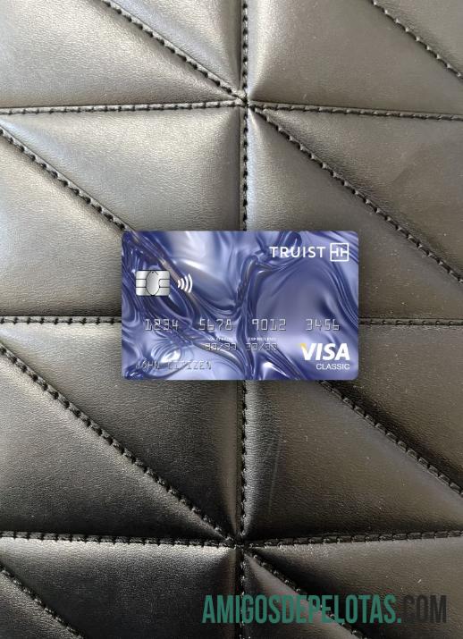 AS Truist bank visa classic kartu tampilan foto depan pratinjau