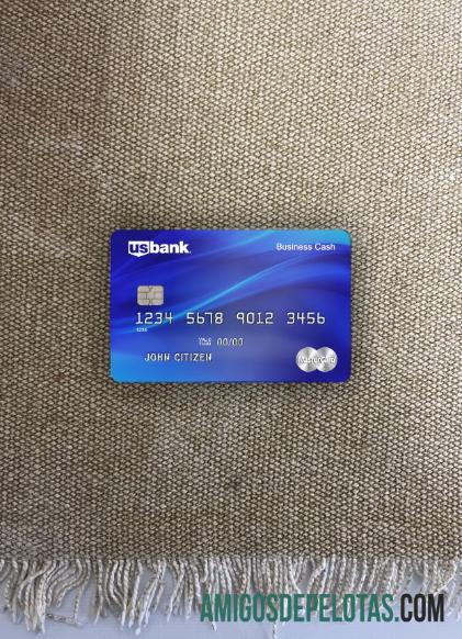 Berkualitas AS U.S. bank Mastercard kartu templat tampilan foto depan