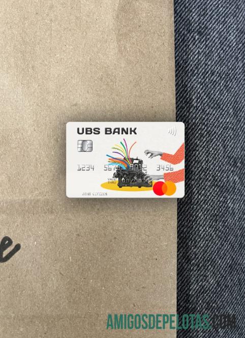 AS UBS bank mastercard tampilan foto depan pratinjau