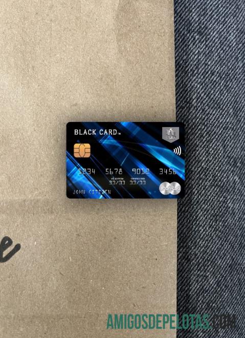 AS USAA bank mastercard tampilan foto depan makering