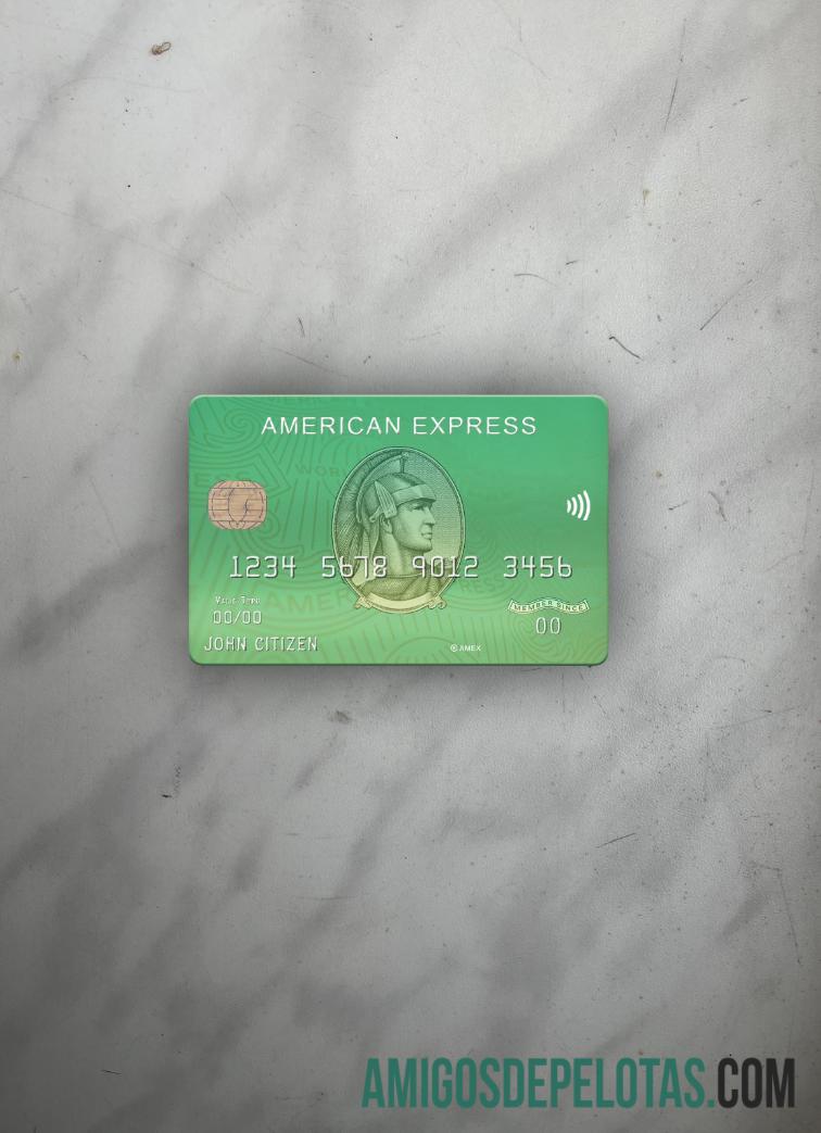 AS Waste Management bank AMEX kartu tampilan foto depan pratinjau