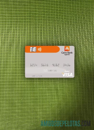 Uganda Cairo bank Uganda visa Debit kartu tampilan foto depan pratinjau