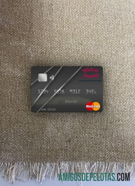 Uni Emirat Arab Emirates Investasi bank mastercard tampilan foto depan desain