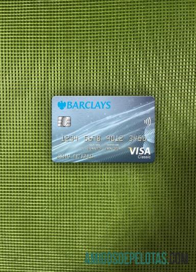 Inggris Raya Barclays bank visa classic kartu tampilan foto depan makering