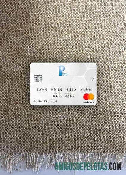 Inggris Raya The Pension layanan bank mastercard tampilan foto depan desain