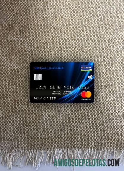 Uzbekistan Qishloq Qurilish bank mastercard tampilan foto depan pratinjau