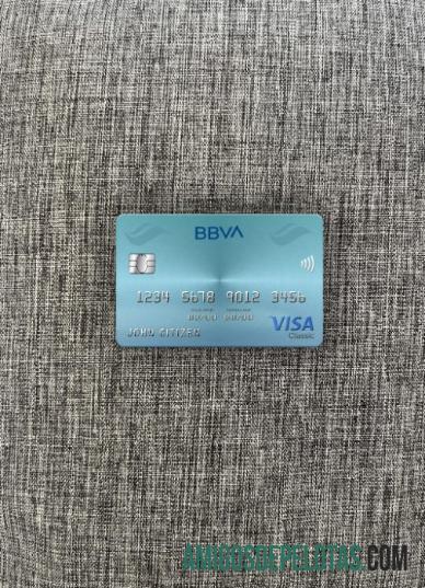 Venezuela BBVA bank visa classic kartu tampilan foto depan pratinjau