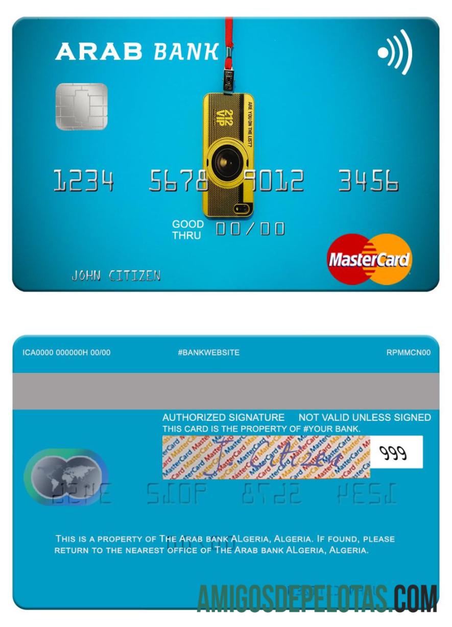 Aljazair Arab bank Aljazair mastercard pratinjau