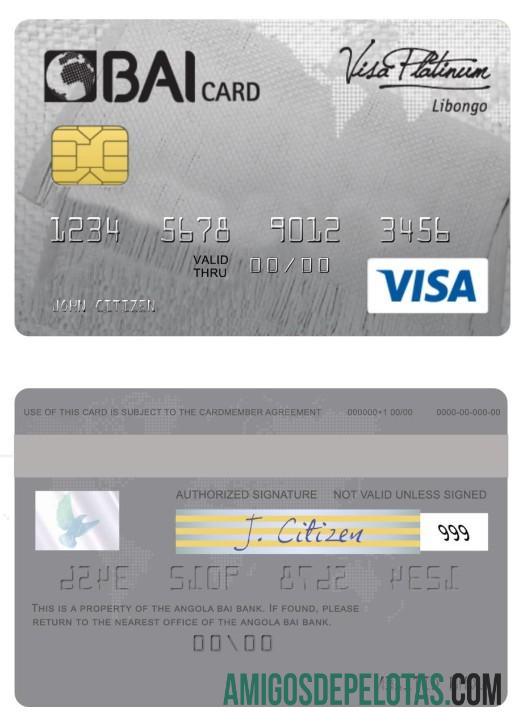 Angola Bai bank visa platinum kartu pratinjau