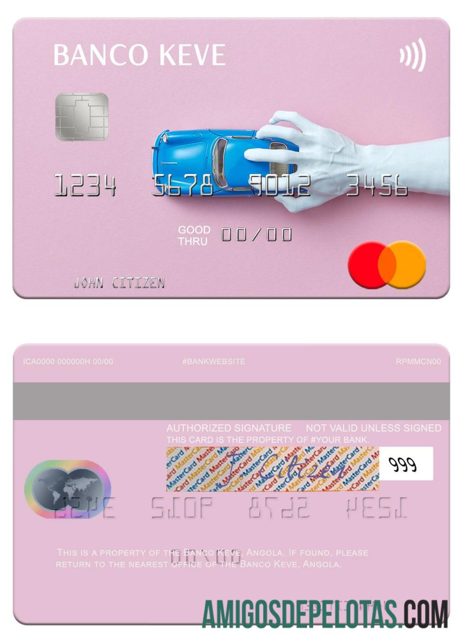 Angola Banco Keve mastercard desain