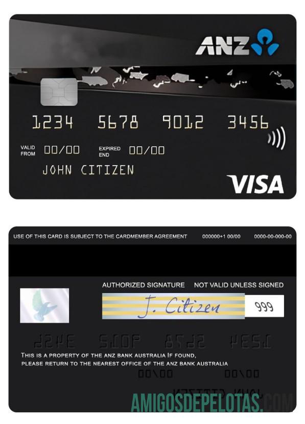 Australia ANZ Rewards Black Kredit visa kartu pratinjau