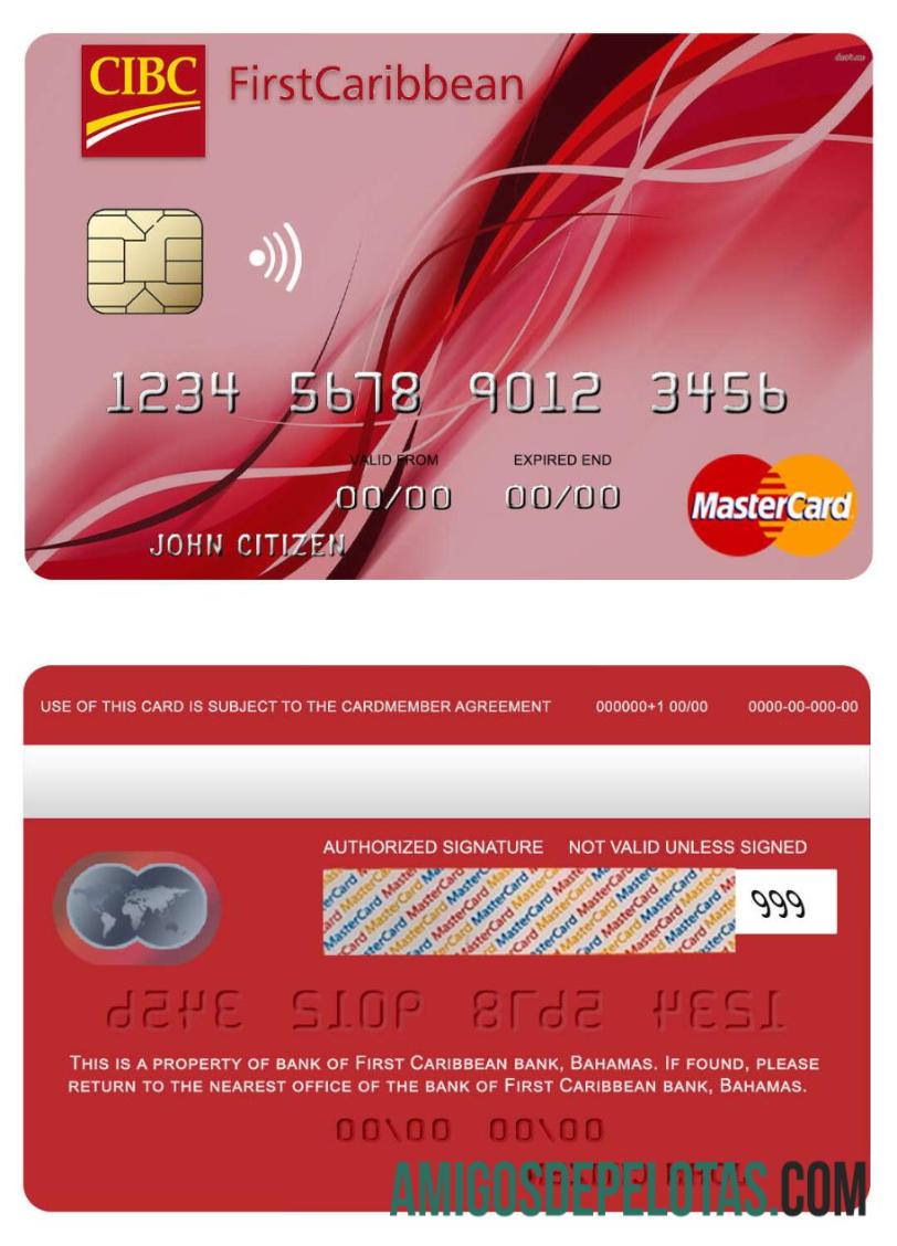 Bahama FirstCaribbean International bank mastercard pratinjau